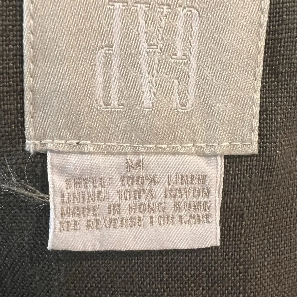 Vintage Gap 100% Linen Men's Blazer Medium FADED GREEN